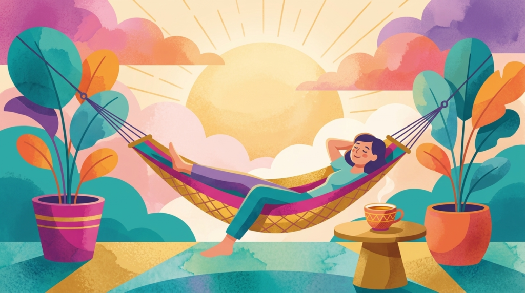 An employee resting during a medical or stress leave in Ontario.